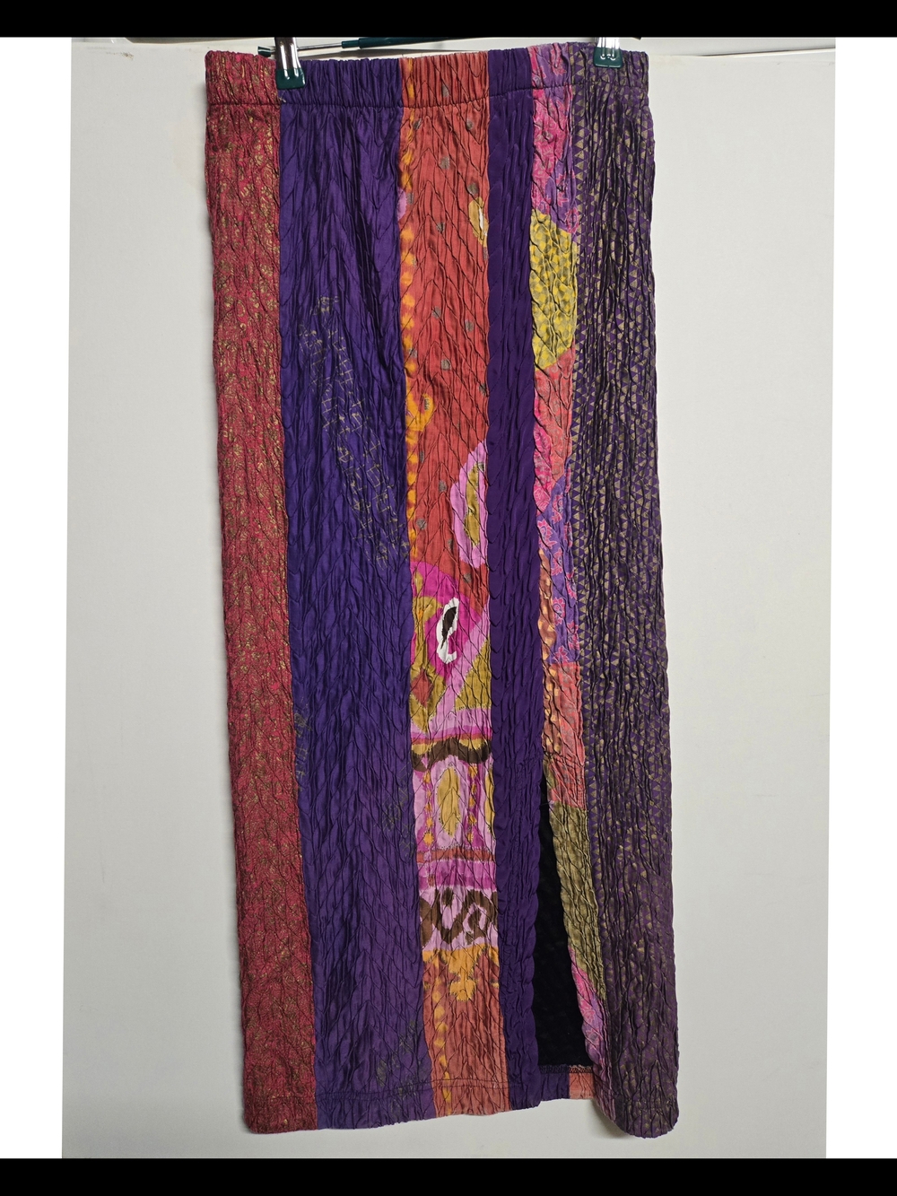 Vintage Patchwork Kantha Maxi Skirt